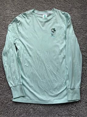 Disney Mint Green Long Sleeve Tee with Minnie Graphic